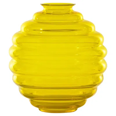 Pre-owned Venini Deco 707.07 Medium Ginkgo Biloba Glass Vase Napoleon Martinuzzi Damiani In Transparent