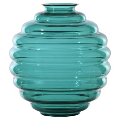 Pre-owned Venini Deco 707.07 Medium Paraiba - Glass Vase - Napoleone Martinuzzi - Damiani In Blue