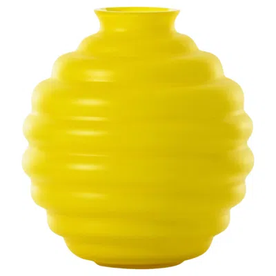 Pre-owned Venini Deco 707.08 Small Ginkgo Biloba Glass Vase Napoleone Martinuzzi - Damiani In Transparent