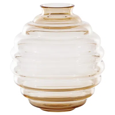 Pre-owned Venini Deco 707.08 Small Pesca - Glass Vase - Napoleone Martinuzzi - Damiani In Sand