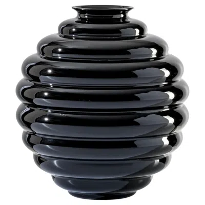 Pre-owned Venini Deco 707.10 Large Black - Glass Vase - Napoleone Martinuzzi - Damiani