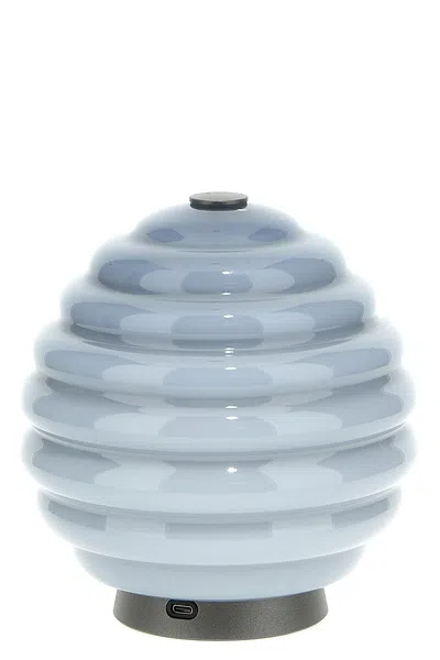 Venini 'deco Luce' Lamp In Gray