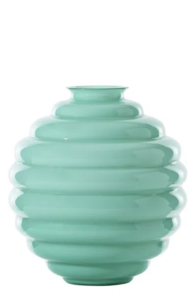 Venini 'deco' Pot ⌀ 17 Cm In Green