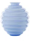 Venini Deco Vase (29cm X 26cm) In Blau