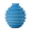 Venini Deco Vase 42 Oz. In Aquamarine