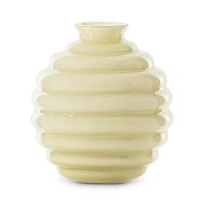 Venini Deco Vase 42 Oz. In Straw-yllo