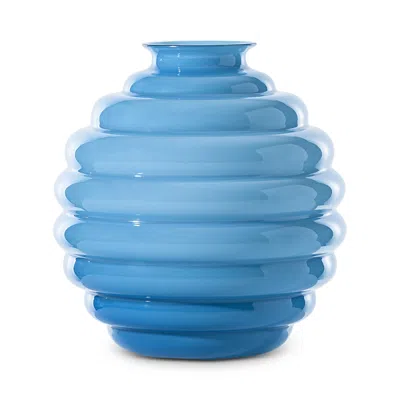 Venini Deco Vase 64 Oz. In Blue