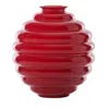 Venini Deco Vase 64 Oz. In Red