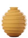 Venini Deco Vases Yellow In Yellow