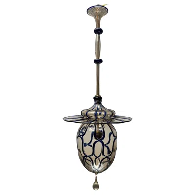 Pre-owned Venini Extraordinary Blown Chandelier By Vittorio Zecchin, Murano, 1920s. In Transparent