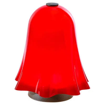 Pre-owned Venini Fantasmino Table Lamp By , Murano Glass, Mid-century Italy In Red