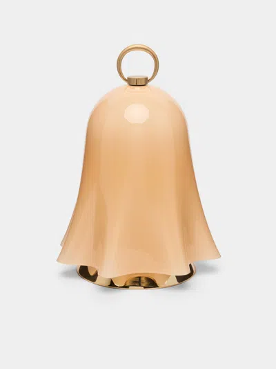 Venini Fantasmino Xl Hand-blown Murano Glass Portable Lamp In Brown