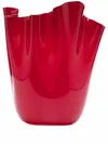 Venini Fazzoletto Glass Vase In Red