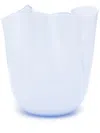 Venini Fazzoletto Murano-glass Vase (23cm X 22cm) In Blue
