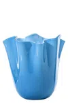 Venini 'fazzoletto' Pot ⌀ 13 Cm In Blue