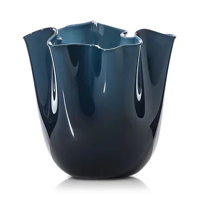 Venini Fazzoletto Small Vase In Horizon