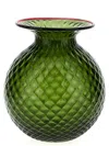 Venini Fiori Balloton Vases Green In Green