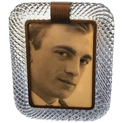 Pre-owned Venini Frame Brass Murano Glass, 1940, Italy In Brown