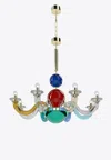 Venini Gio Ponti 8-lights Chandelier In Multicolor