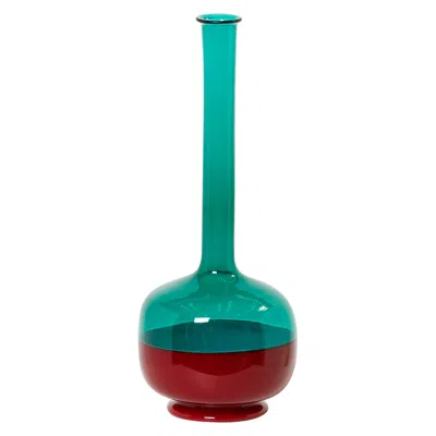 Pre-owned Venini Gio Ponti  Murano Glass Bottle Morandiana Series 1960s In Blue