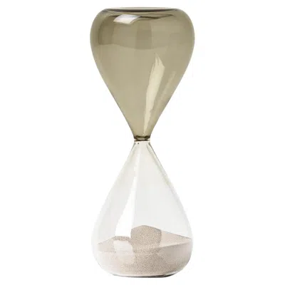 Pre-owned Venini Hourglass 420.06 Glass Hourglass, Snow & Crystal - Damiani In White