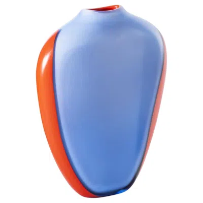 Pre-owned Venini I Paladini 789.20 Multicolor Murano Glass Design Emmanuel Babled Damiani In Blue