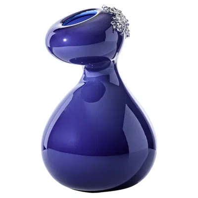 Pre-owned Venini ?? In Indaco And Crystals By Mantas Petruškevi?ius In Purple