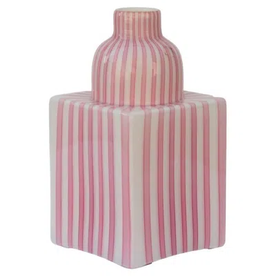 Pre-owned Venini Italian Murano Glass Vase Berito Model By Alessandro Mendini For  In Brown
