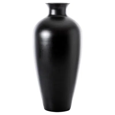 Pre-owned Venini Labuan 706.01 Black - Glass Vase - Damiani