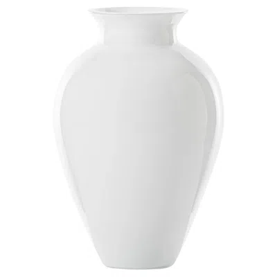 Pre-owned Venini Labuan 706.62 Large Lattimo - Glass Vase - Damiani In Transparent