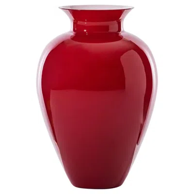 Pre-owned Venini Labuan 706.62 Large Red - Glass Vase - Damiani