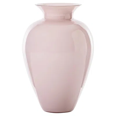 Pre-owned Venini Labuan 706.63 Medium Blush Pink - Glass Vase - Damiani