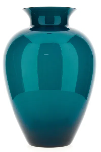 Venini 'labuan' Vase In Blue