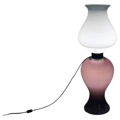 Pre-owned Venini Large Floor Lamp ‘petrolione', 1960s In Transparent
