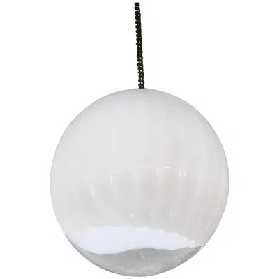 Pre-owned Venini Large Mid-century Modern Murano Glass Sphere Chandelier By , Circa 1960 In Transparent