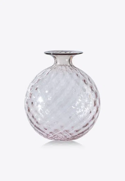 Venini Large Monofiori Glass Vase In Pink