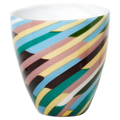 Pre-owned Venini Laura De Santillana For  Blown Glass Klee Vase, 1984 In Transparent