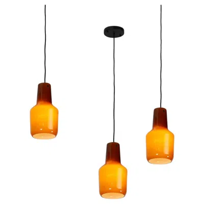 Pre-owned Venini Massimo Vignelli  4029 Pendants Italy 1954 In Orange
