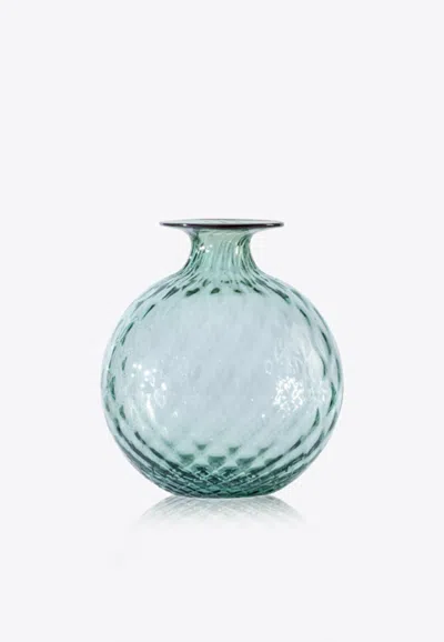 Venini Medium Monofiori Glass Vase In Gray