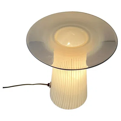 Pre-owned Venini Mid-century Modern Table Lamp In The Manner Of Lino Tagliapietra, Murano 1970s In Sand