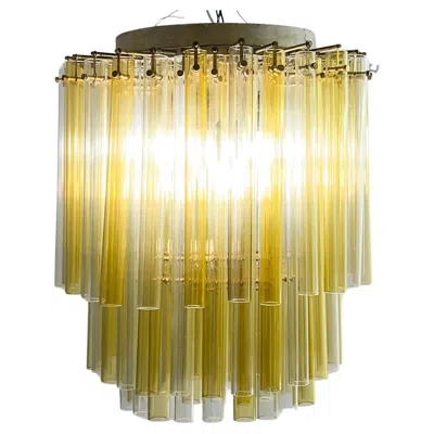 Pre-owned Venini Mid-century  Chandelier, Italy, 1960s In Sand