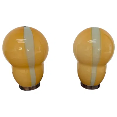 Pre-owned Venini Modern Murano Table Lamp By Ettore Sottsass For , Signed Ca. 1994 In Brown