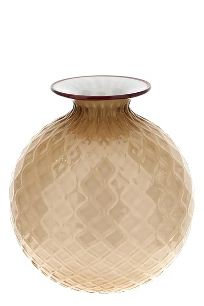 Venini 'monofiore Balloton' Pot Âœ€ 14 Cm In Sand