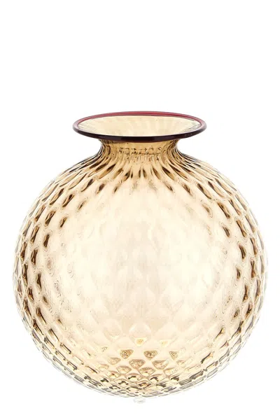Venini 'monofiore Balloton' Pot Âœ€ 18 Cm In Sand