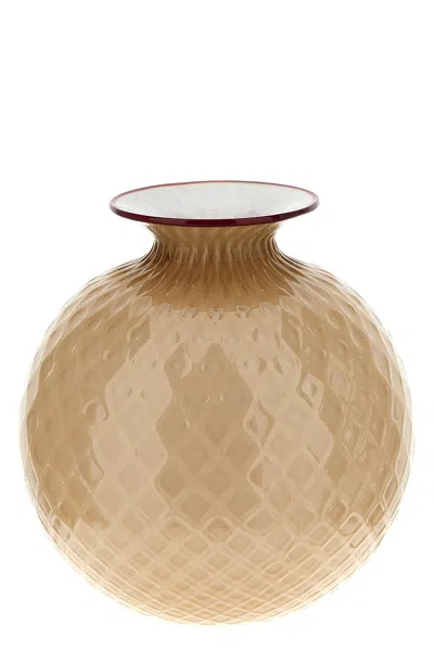 Venini 'monofiore Balloton' Pot Âœ€ 18 Cm In Sand
