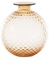 Venini Monofiore Balloton Vase (24.5cm X 21.5cm) In Gelb