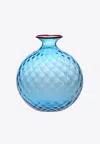 Venini Monofiore Balloton Extra Large Vase In Blue