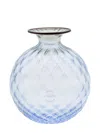 Venini Monofiore Balloton Vase In Blue