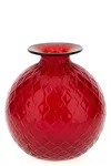 Venini 'monofiore Balloton' Vase In Brown