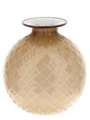 Venini Monofiore Balloton Vases Beige In Brown